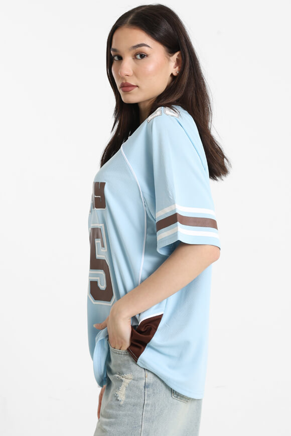 Mesh oversize T-shirt - light blue