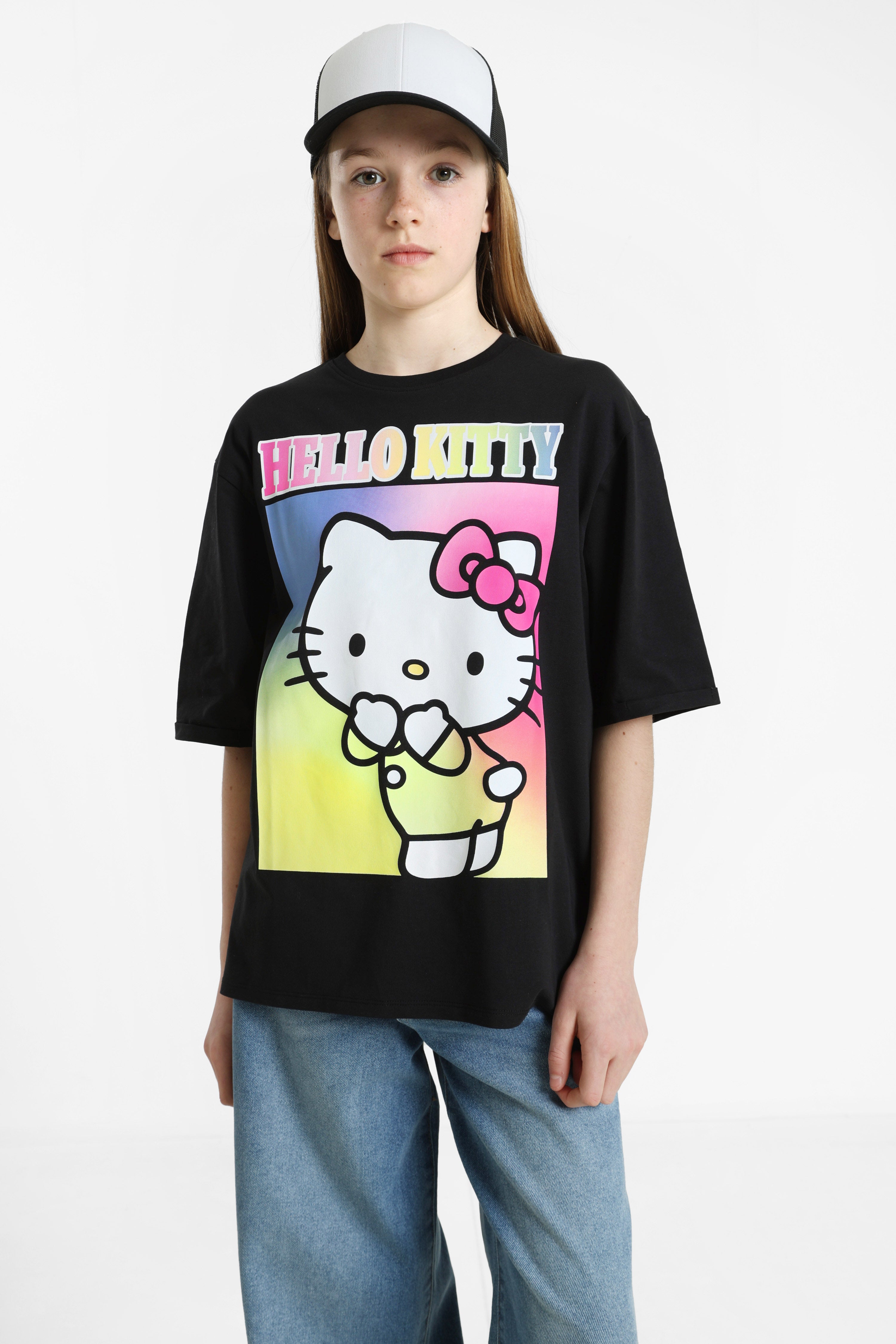 NKFFORMA Oversize T-Shirt  - Black