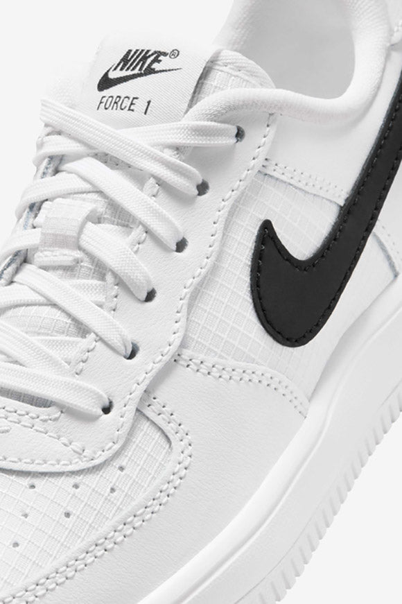 Force 1 Kids Sneaker - White + Black