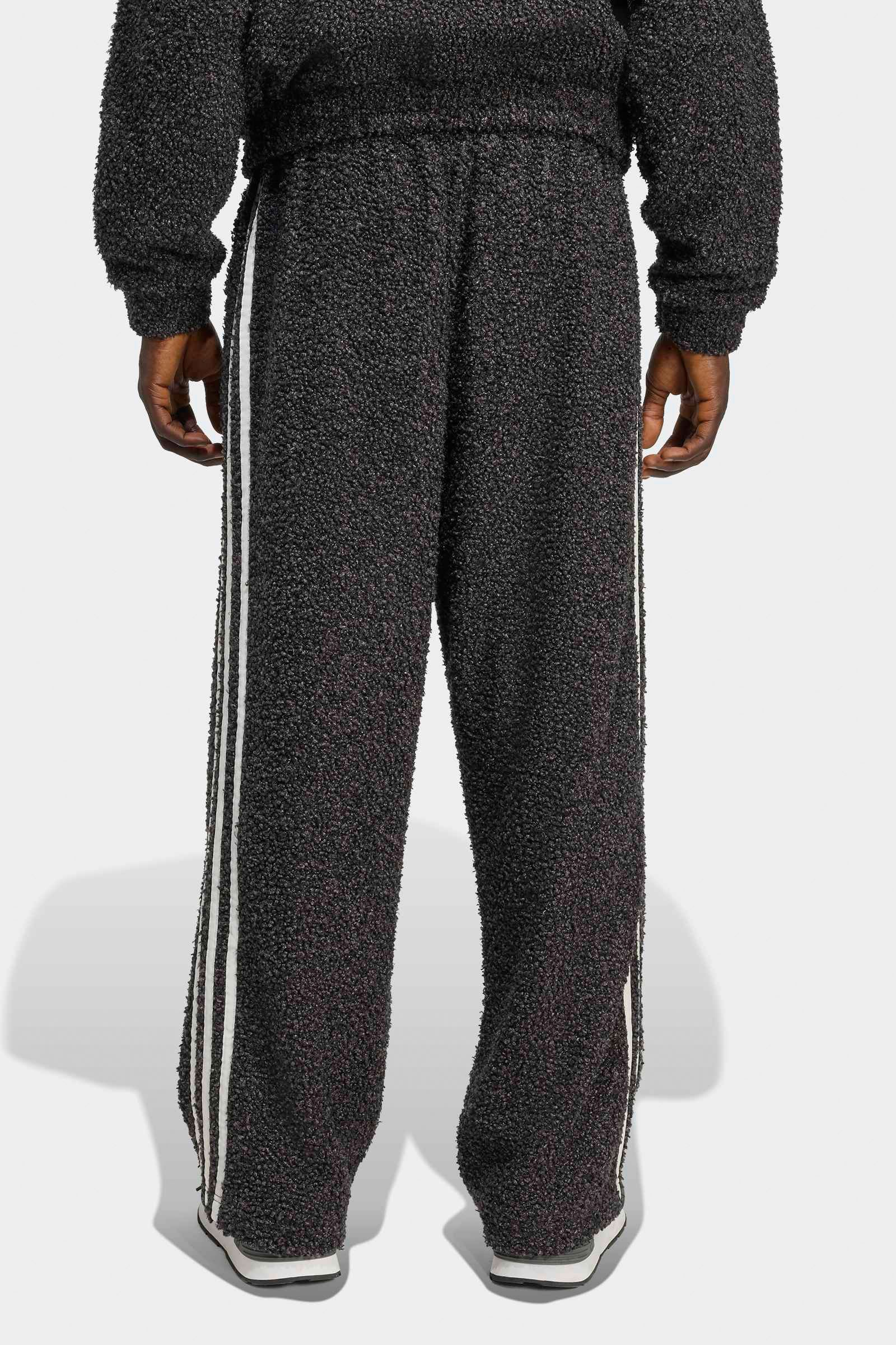 Pantaloni della tuta Firebird in bouclé peluche - Black