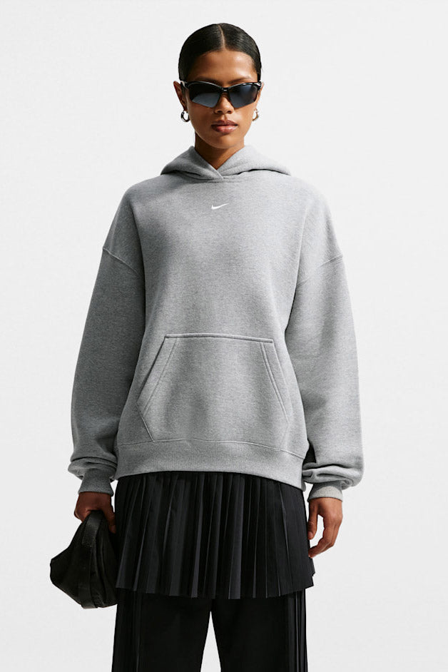 Oversize Kapuzensweatshirt - Dark Grey Heather