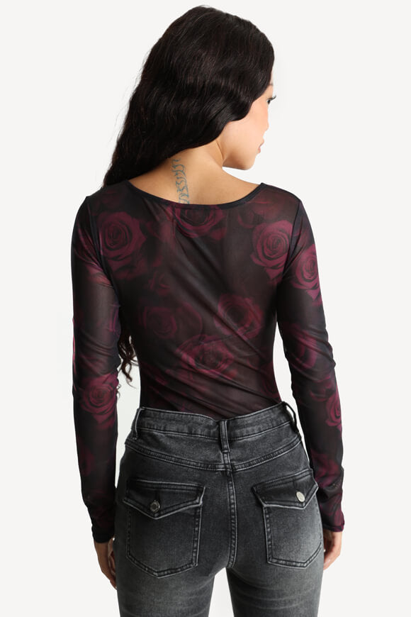 Mesh Body - Black + Purple