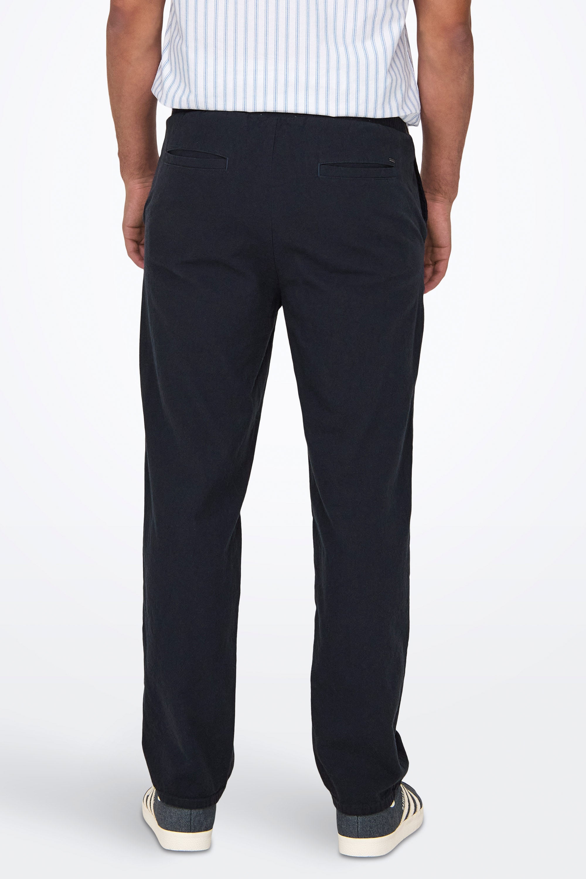 ONSSINUS Leinenhose - Dark Navy