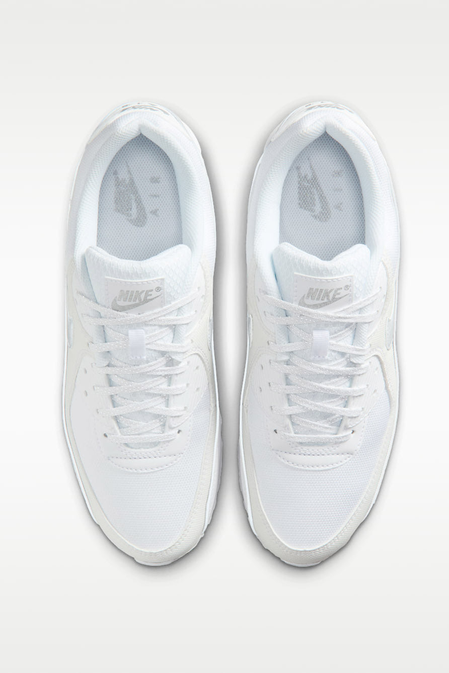 Air Max 90 PRM Sneaker - White + Metallic Silver