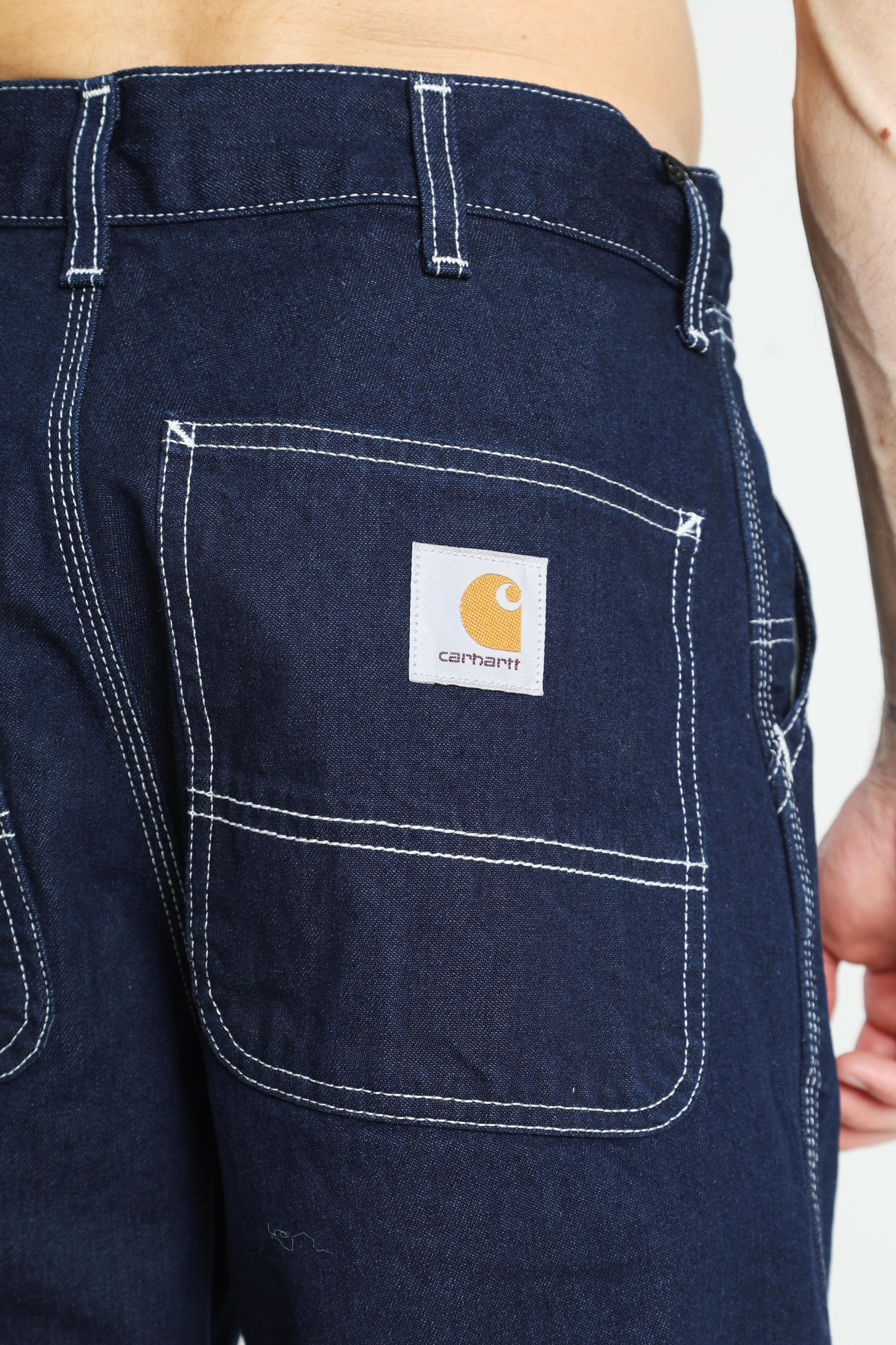 Jeans straight fit rilassati L32 - Blu One Wash