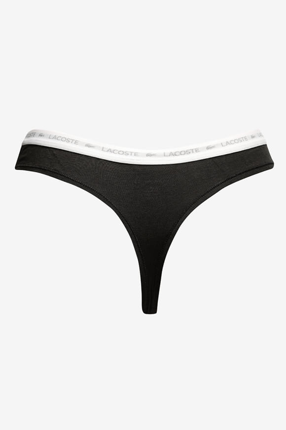 Three-pack of thongs - black