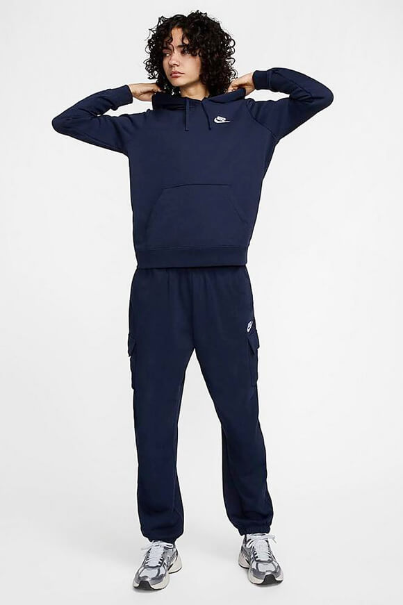 Sportswear Club Fleece Kapuzensweatshirt - Obsidian