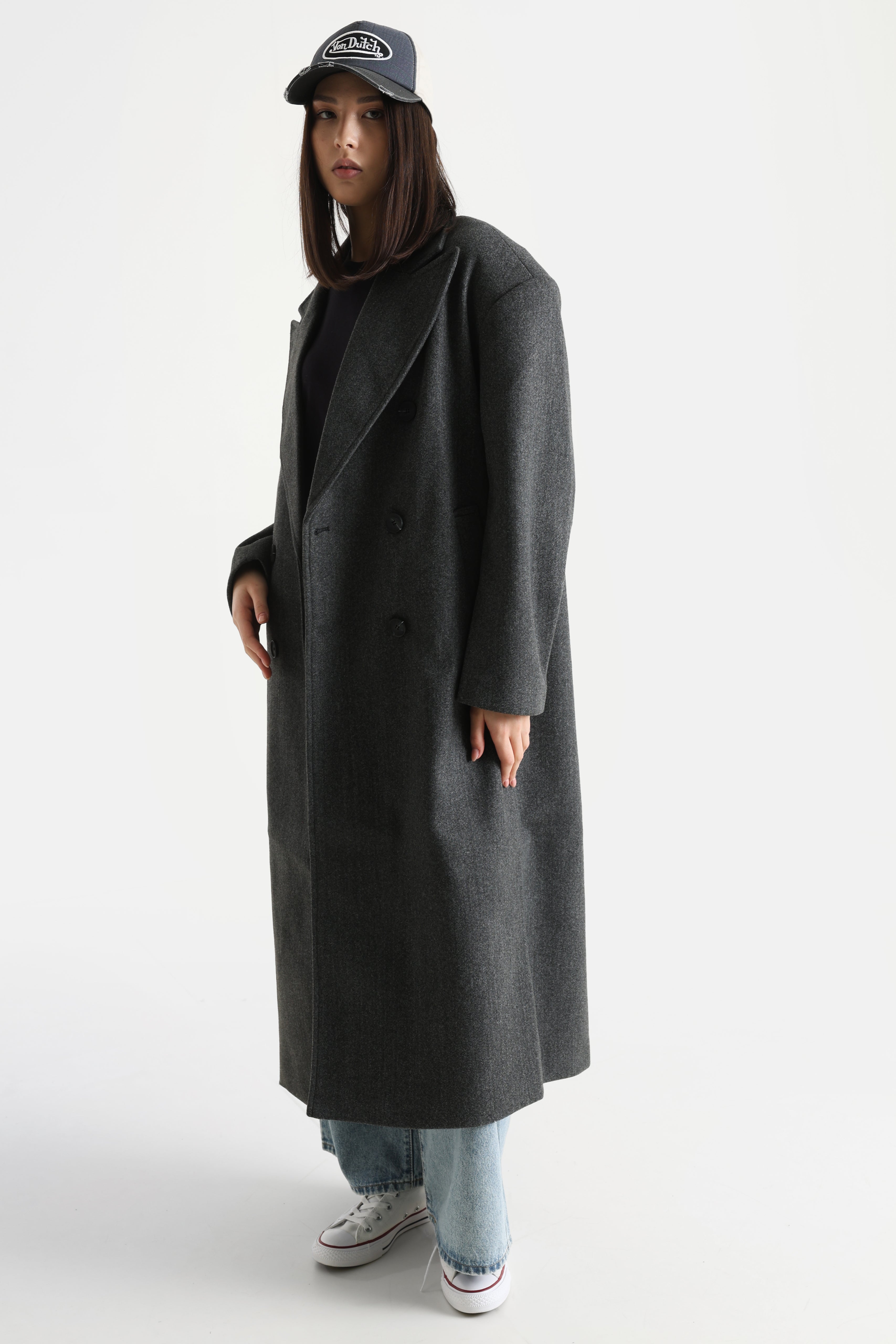 Manteau ONLBRAKE - Dark Grey Melange