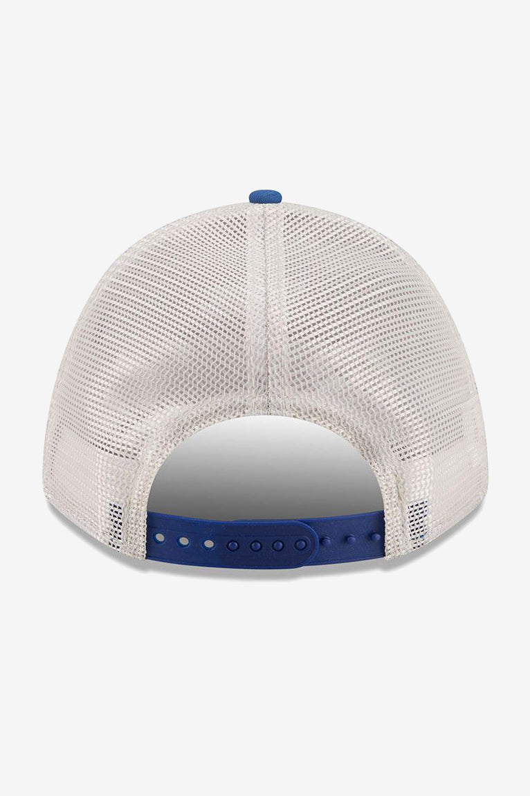 Casquette trucker / snapback - Beige + Blue