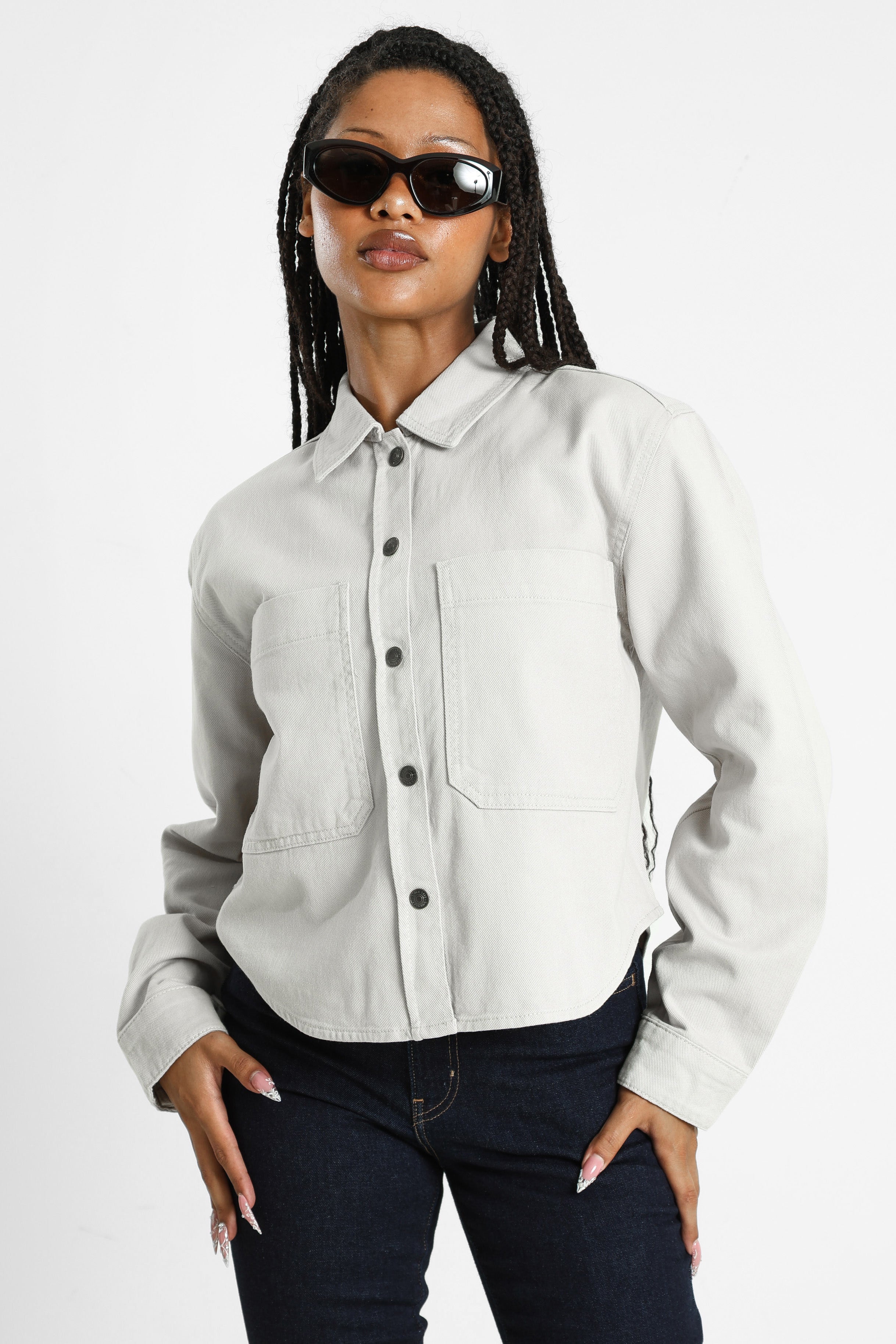 ONLDREW giacca di jeans - Pumice Stone