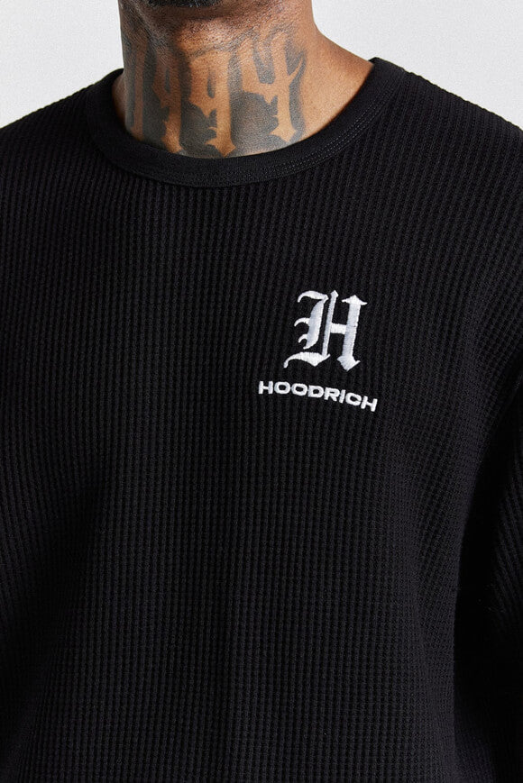 T-Shirt en tissu gaufré - Black + White