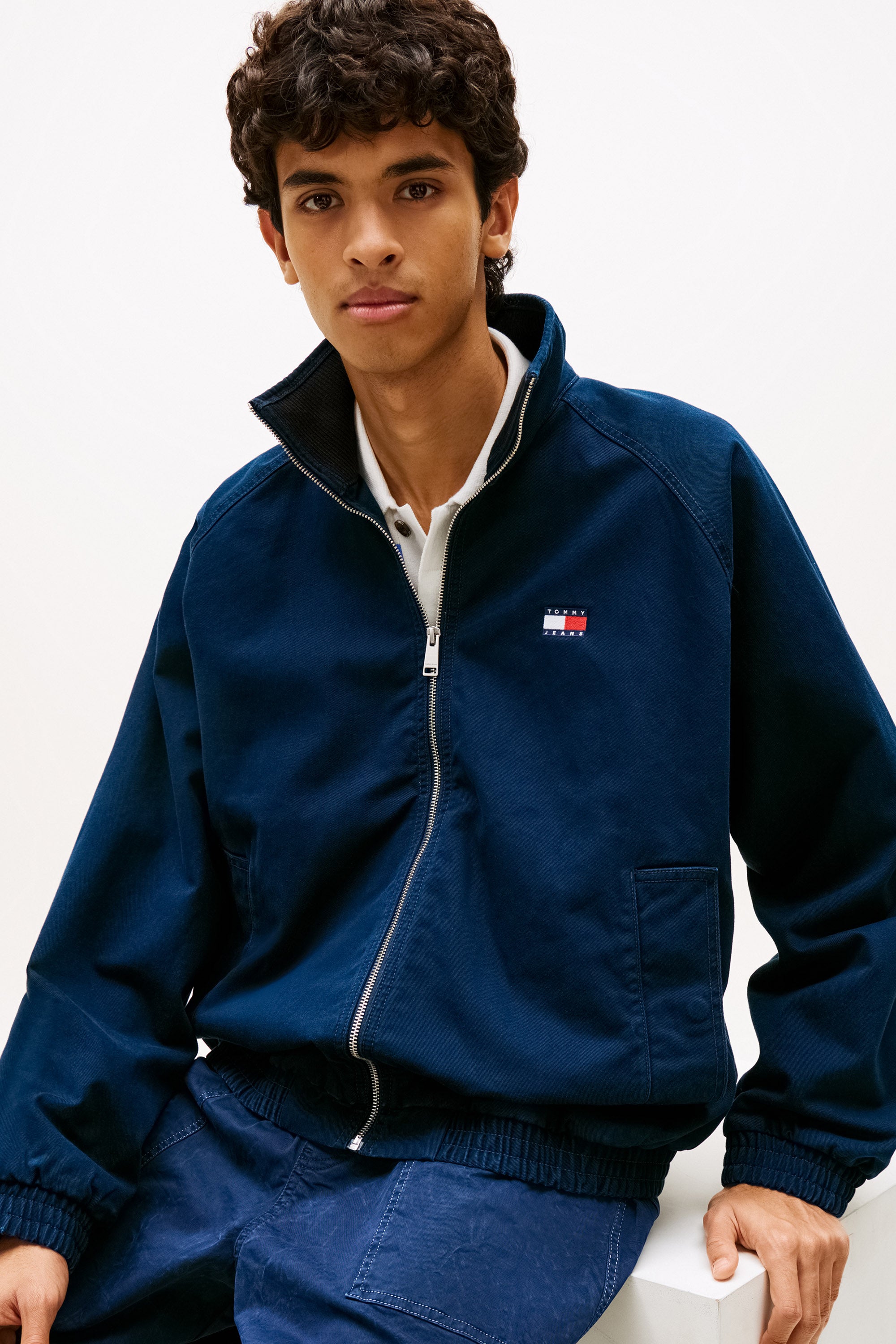 Leichte Jacke aus Twill - Dark Night Navy