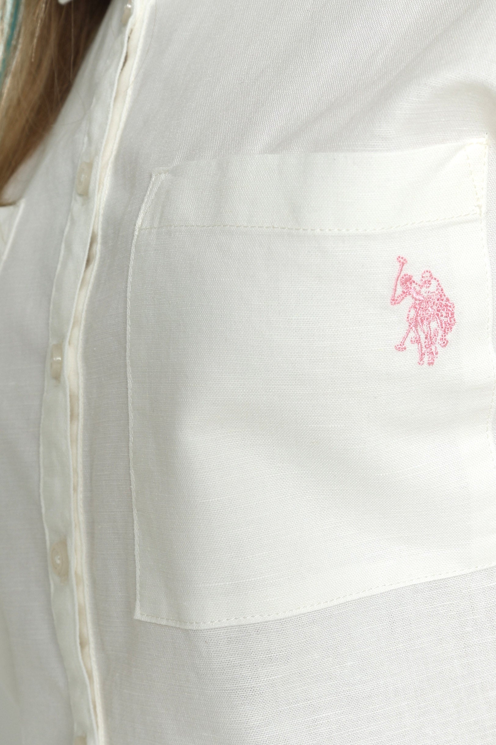 Camicia Noor in lino - Offwhite