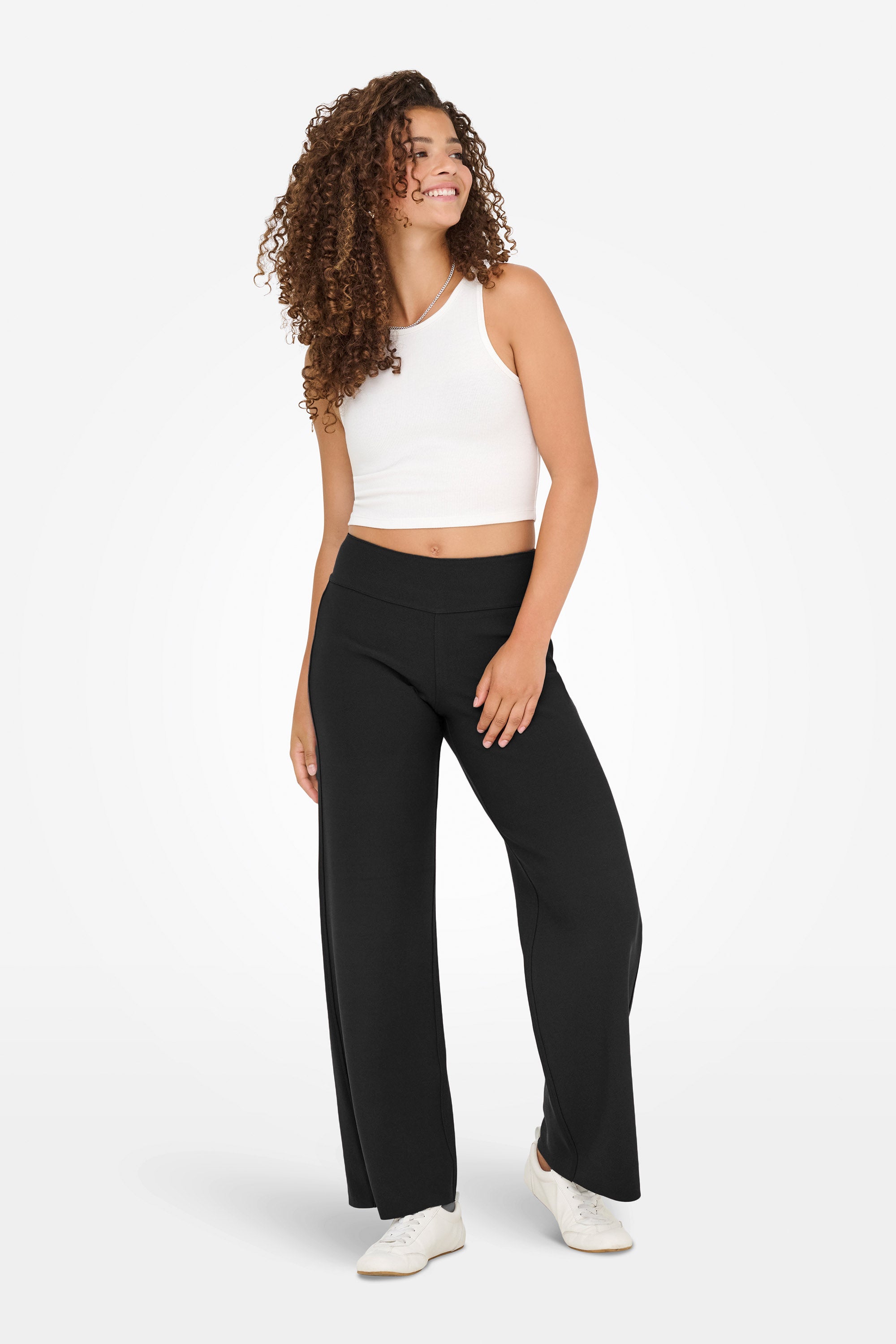 ONLCLEVER Wide Leg Stoffhose L32 - Black