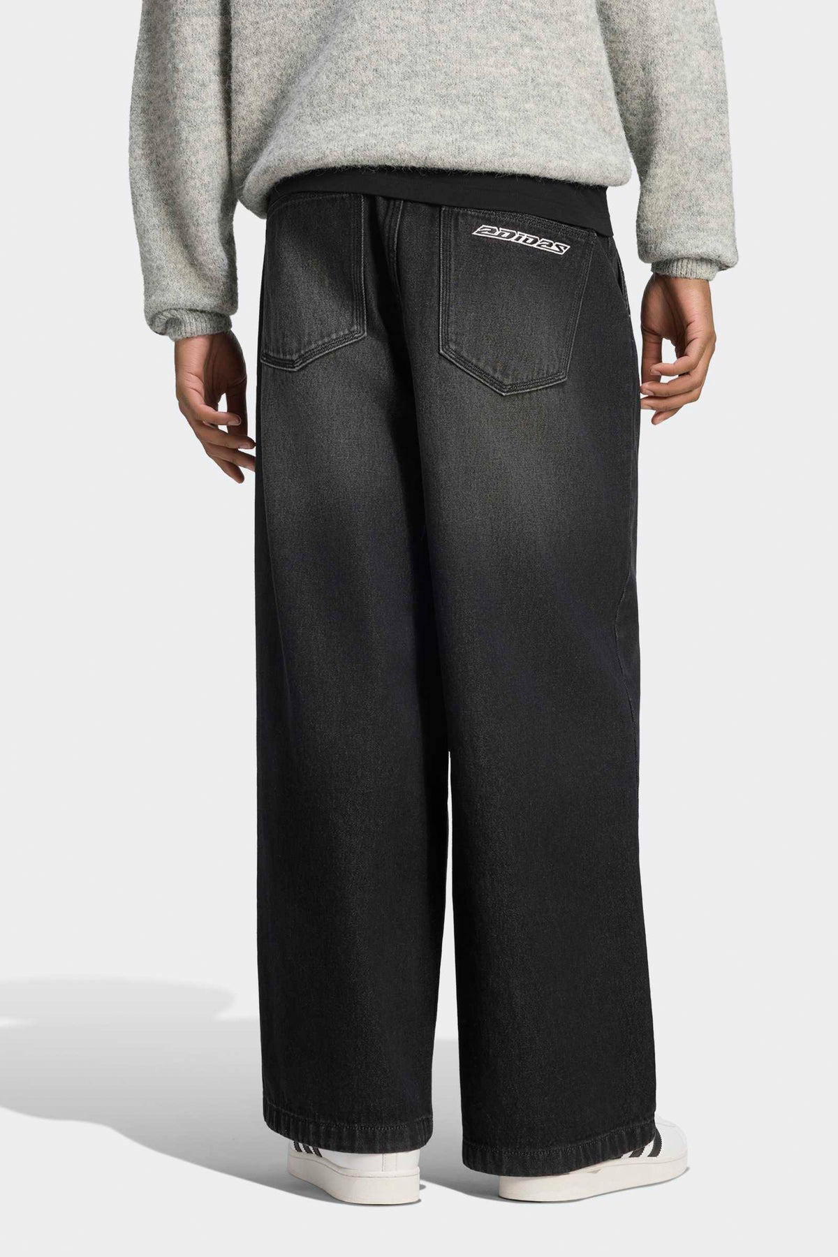 Jean wide leg - True Black Denim