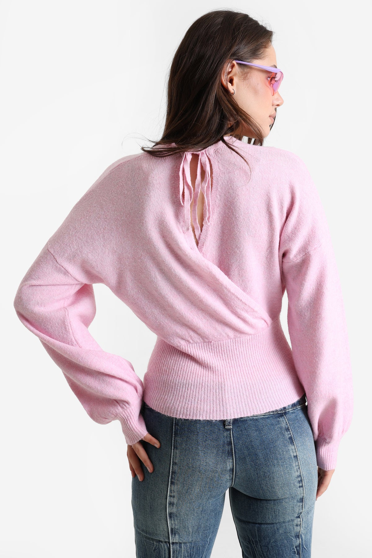 Pull en tricot - Rose