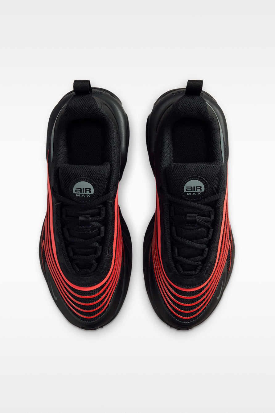 Air Max Fire Sneaker - Black + Smoke Grey + Picante Red