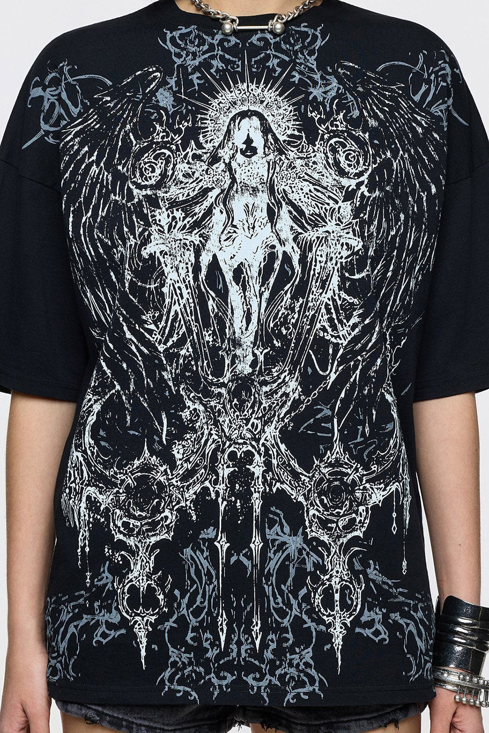 T-shirt ampia Dark Glory - Black