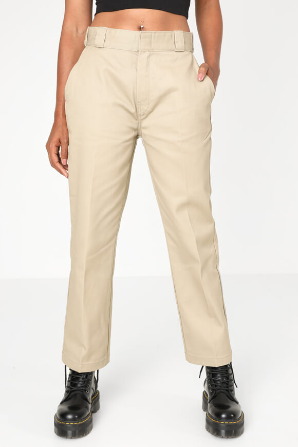 Cropped Chinos - Beige