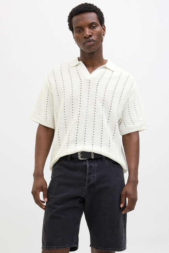JORPAROS polo en tricot - Sea Salt