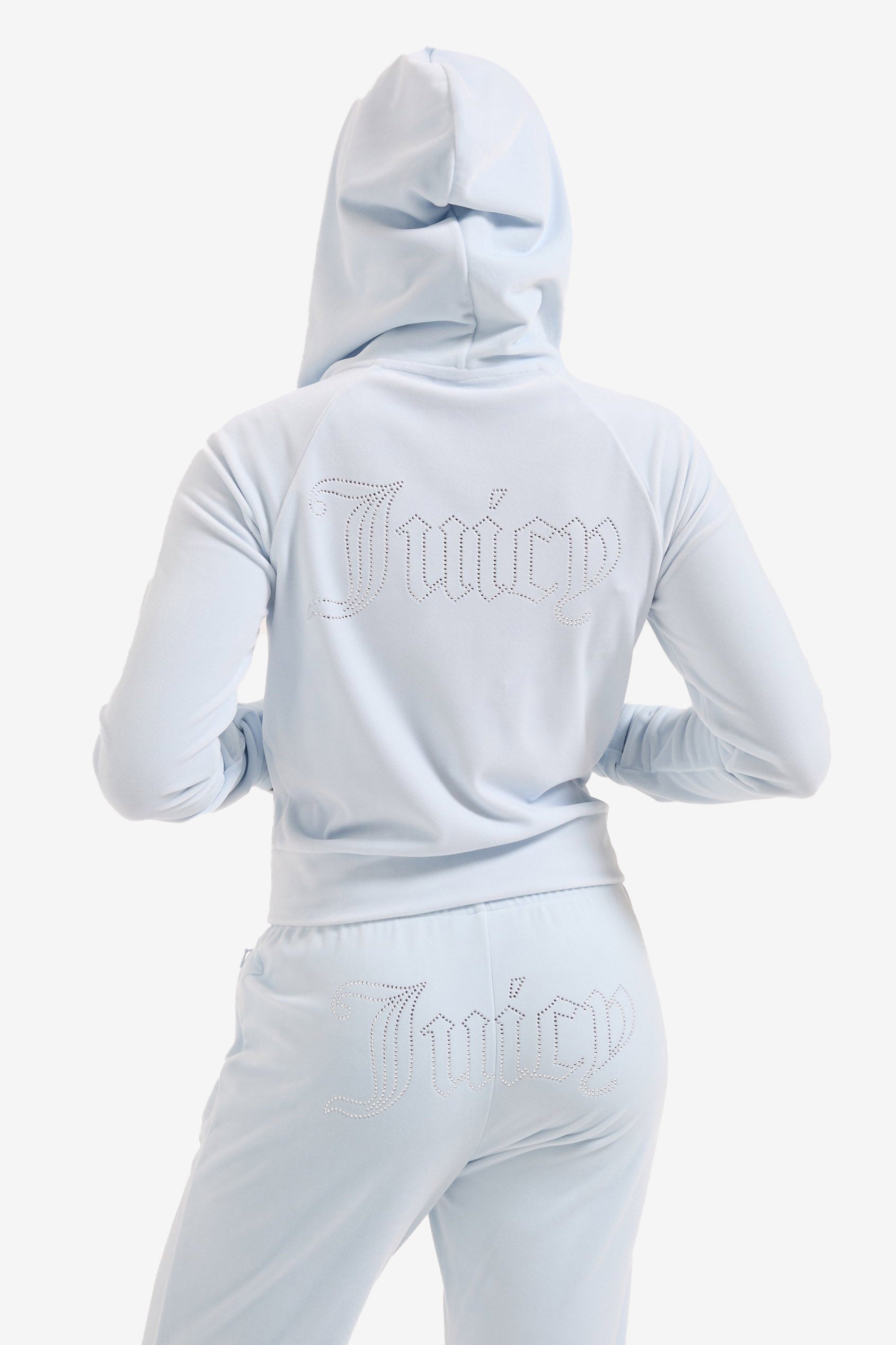 Madison Velvet Crop Jacket - Nantucket Breeze