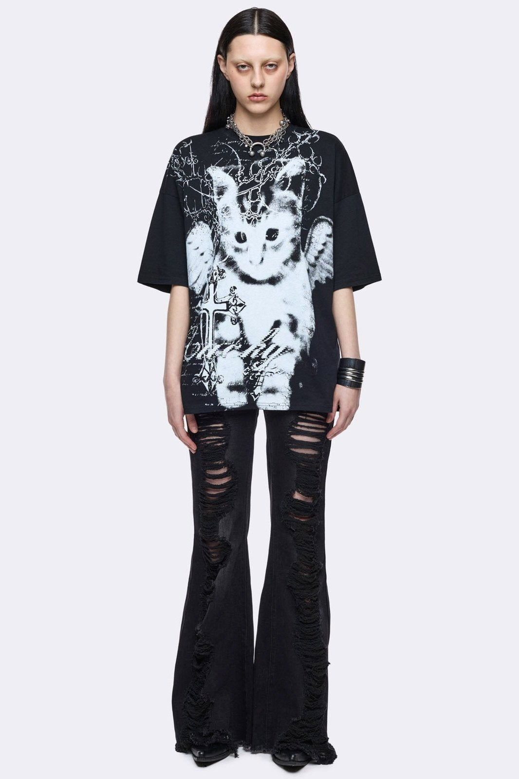 Sweet Soul Oversize T-Shirt - Black