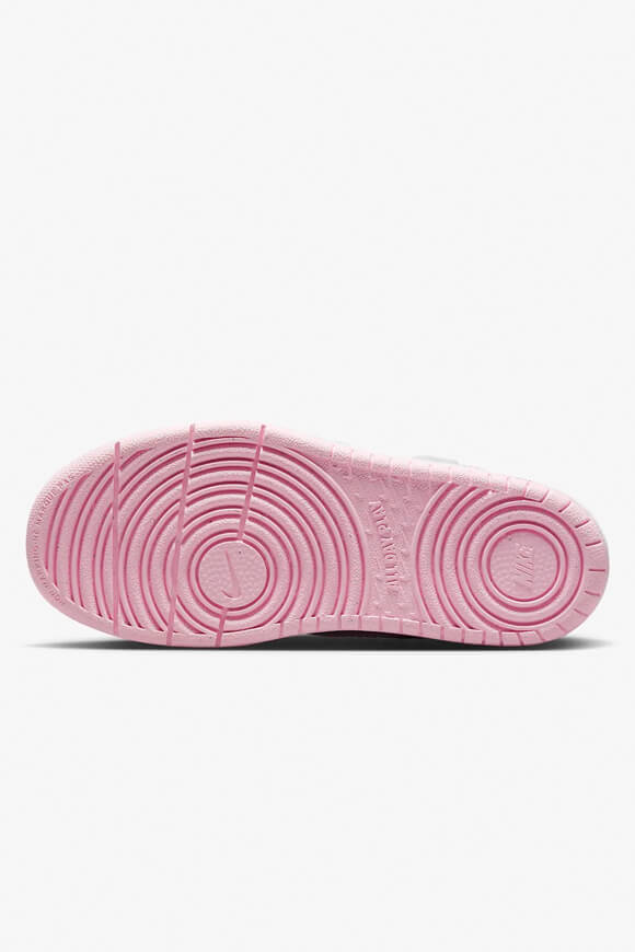 Court Borough Recraft Kids Sneaker - White + Pink Foam