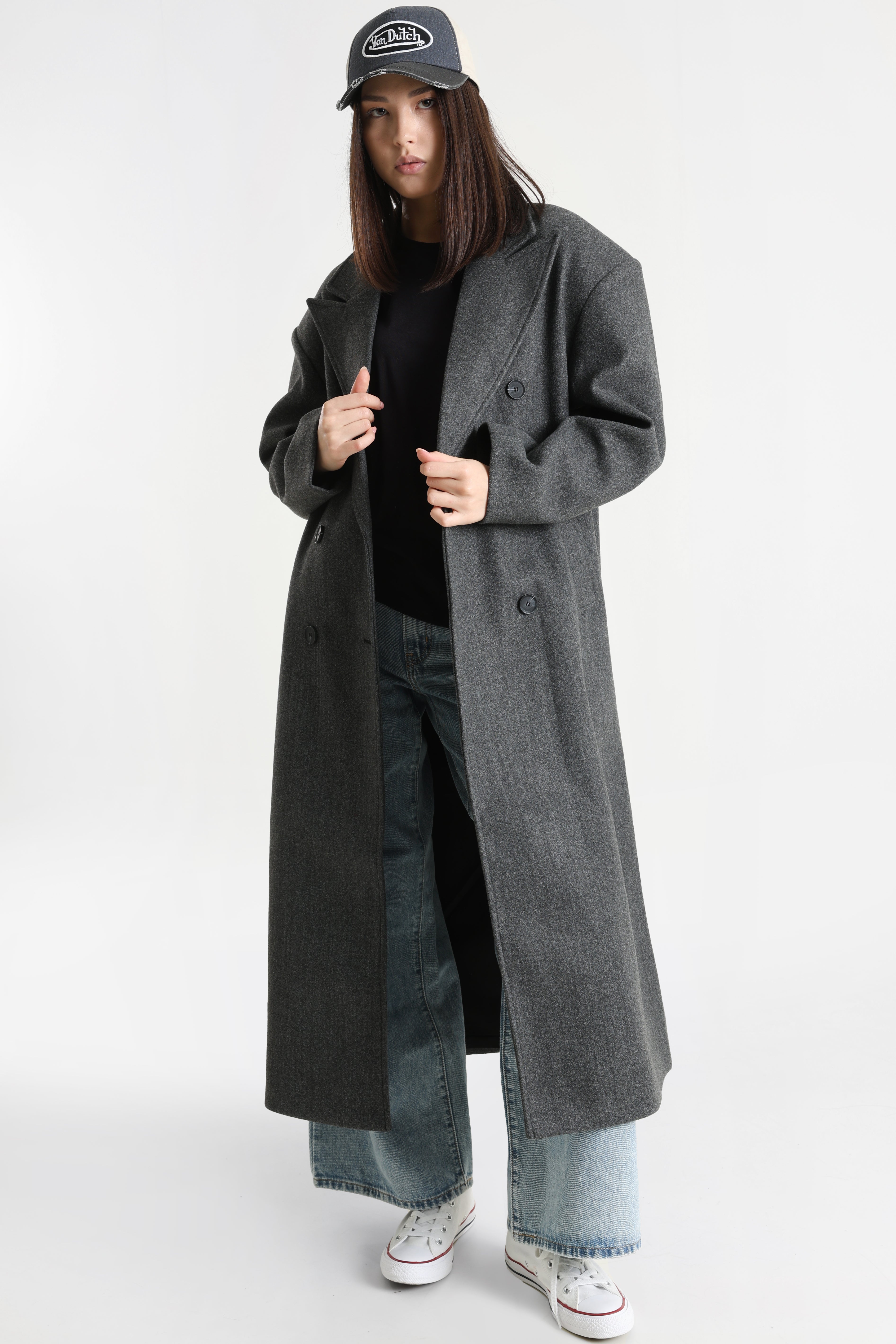 Manteau ONLBRAKE - Dark Grey Melange