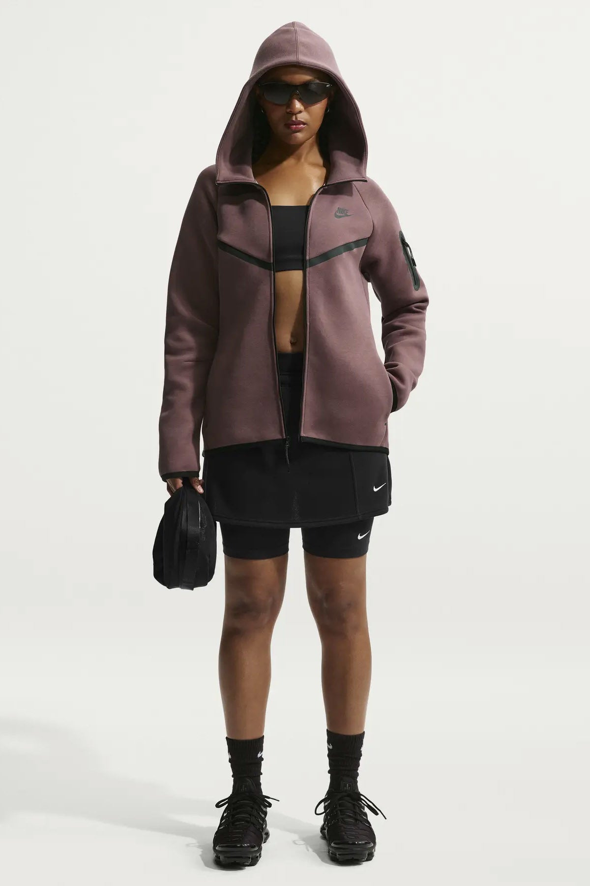 Sportswear Tech Fleece Kapuzensweatjacke - Tattoo + Black