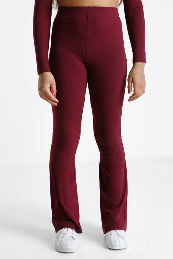 Leggings flare - Bordeaux