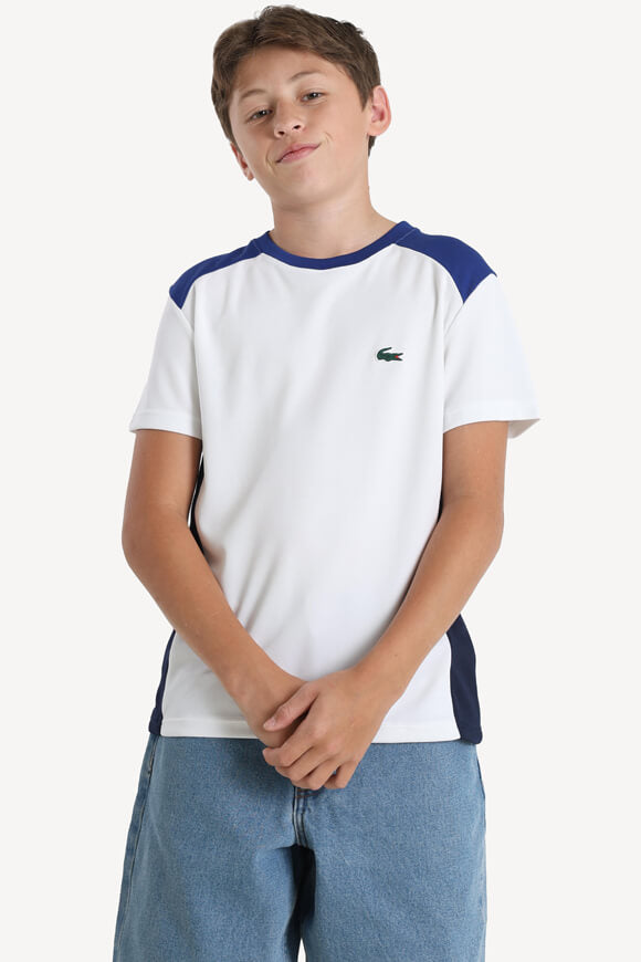 T-Shirt - White + Blue