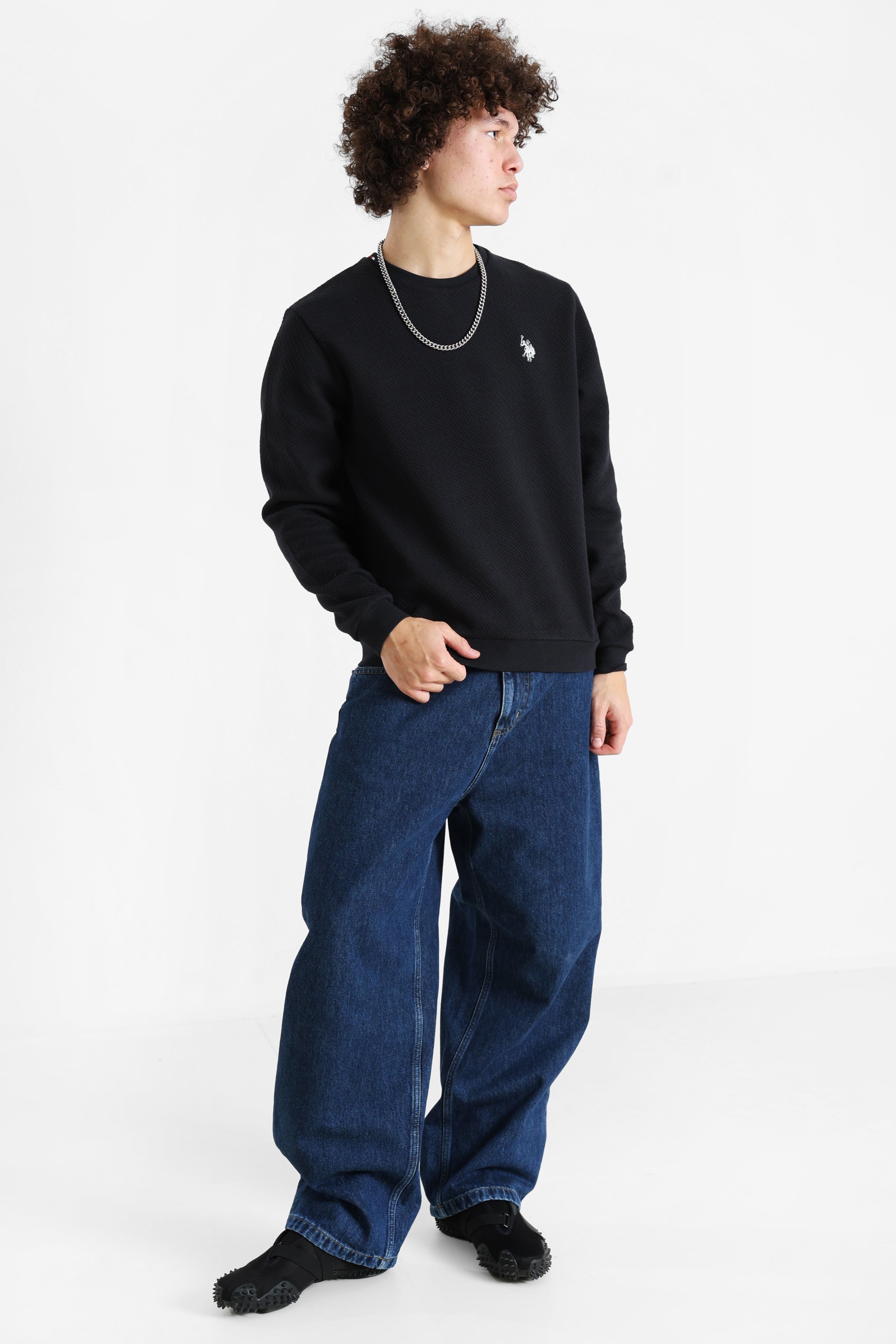 Ever pull en tricot fin - Black