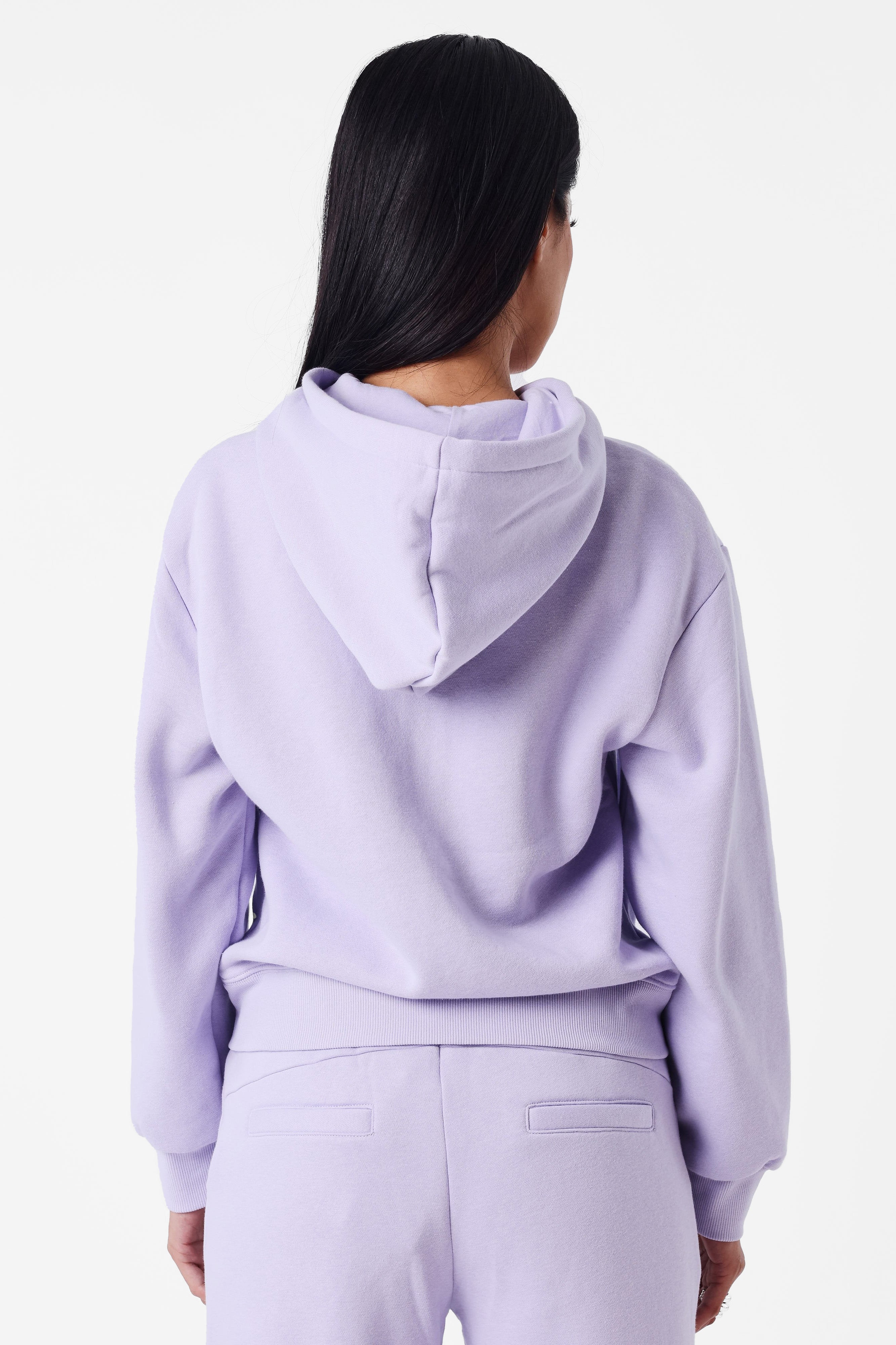 Kapuzensweatjacke - Violet