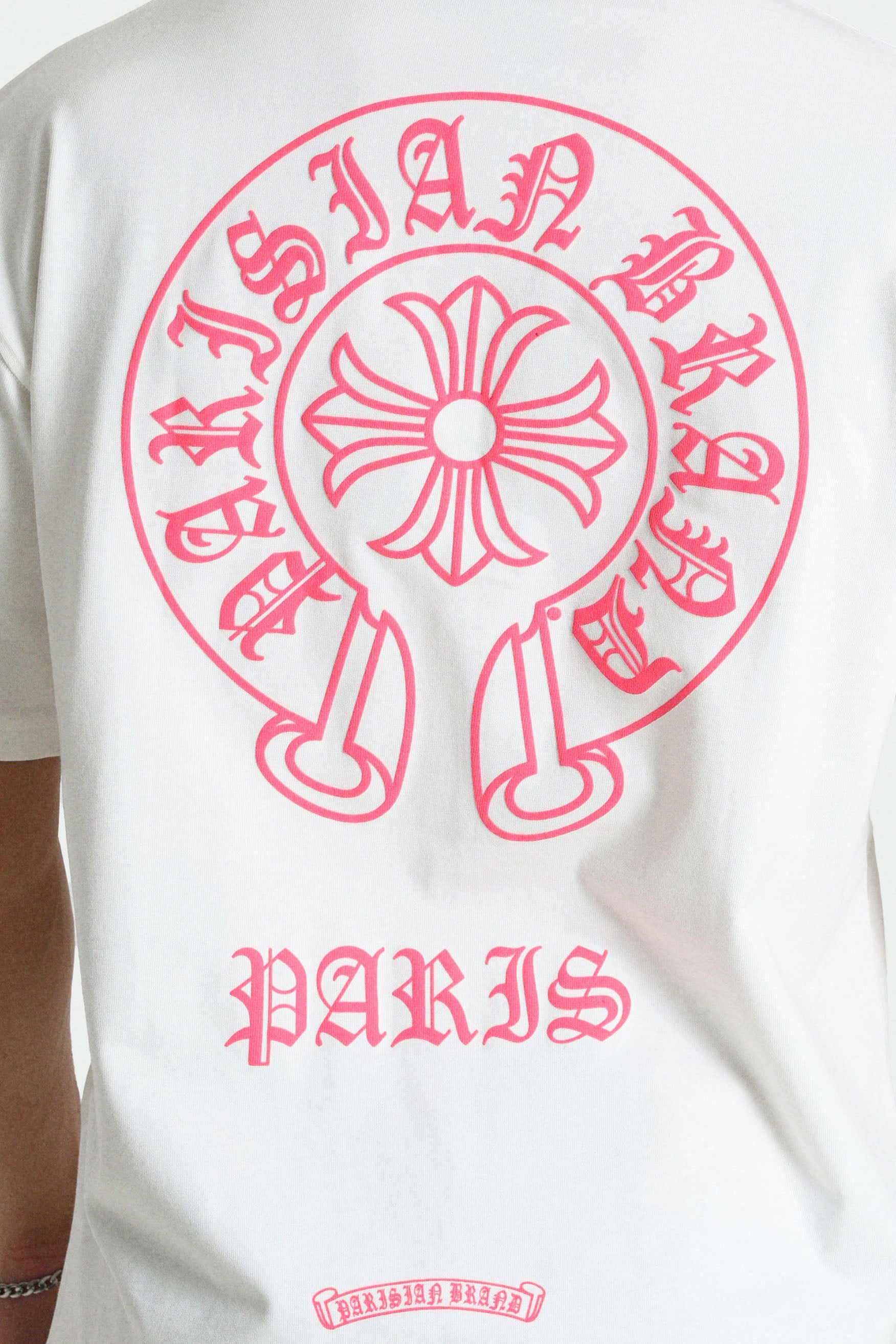 T-shirt - Offwhite + Pink