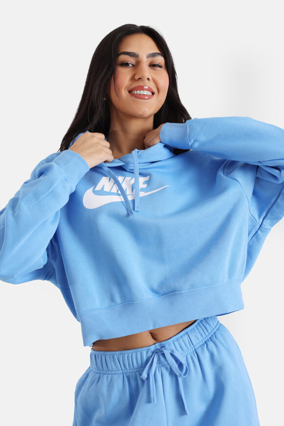 Oversize hooded sweatshirt - University Blue