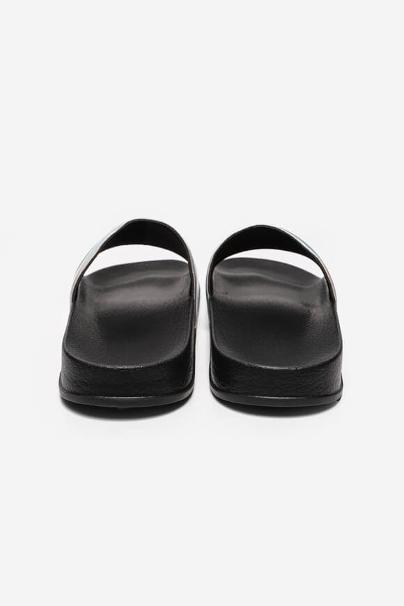 Pantoletten - Silver + Black