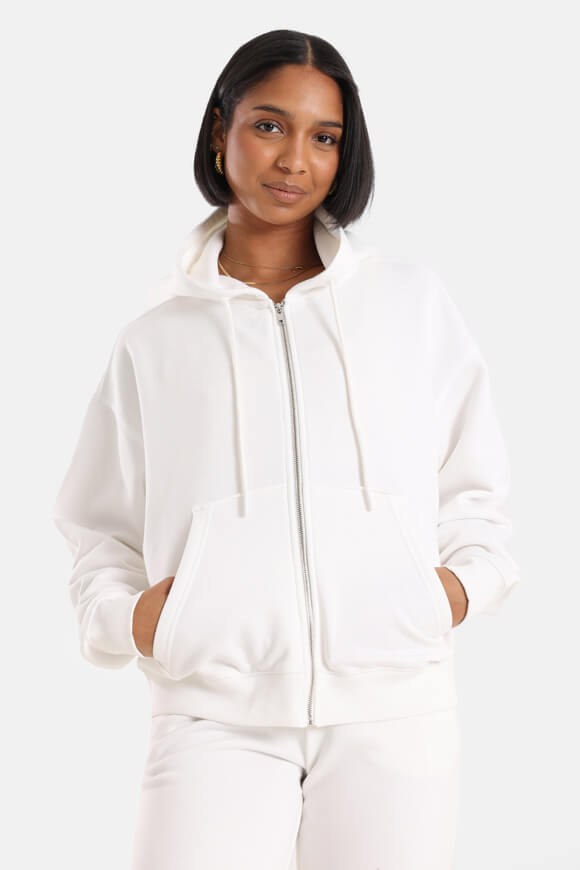 Hooded sweat jacket - Offwhite