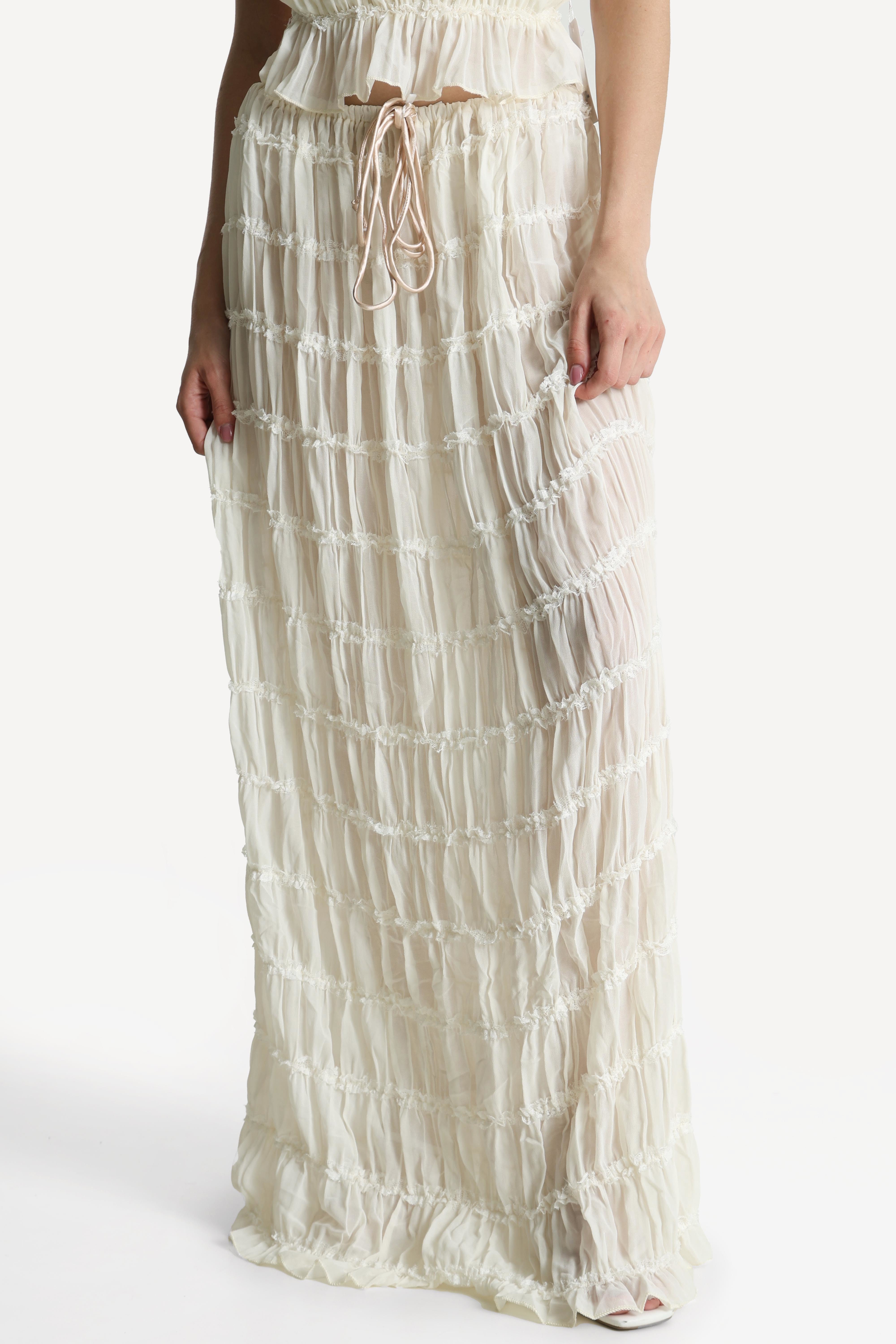 Jupe longue - Cream