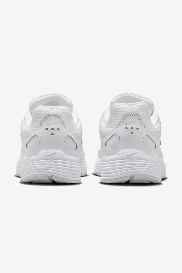 P-6000 Sneaker - White + Metallic Gold