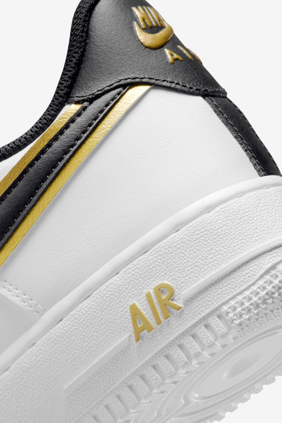 Air Force 1 '07 Sneaker - White + Black + Metallic Gold