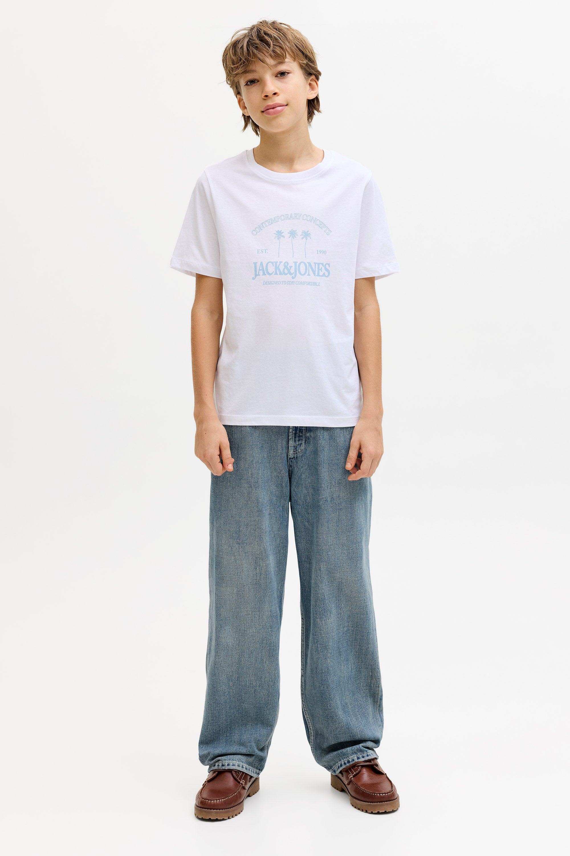 JJIALEX Baggy Jeans - Dark Blue Denim