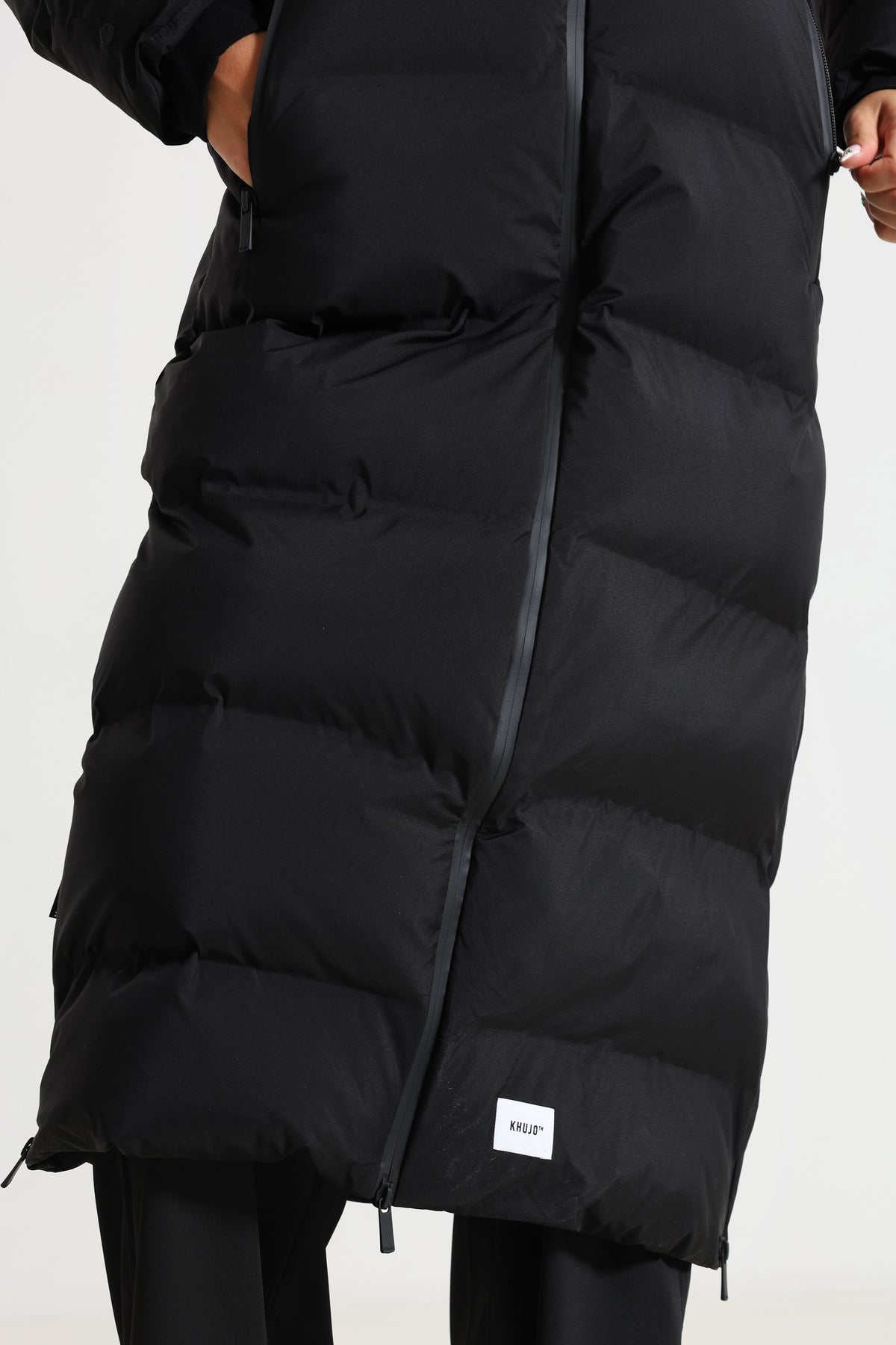 Larea5 Puffermantel - Black