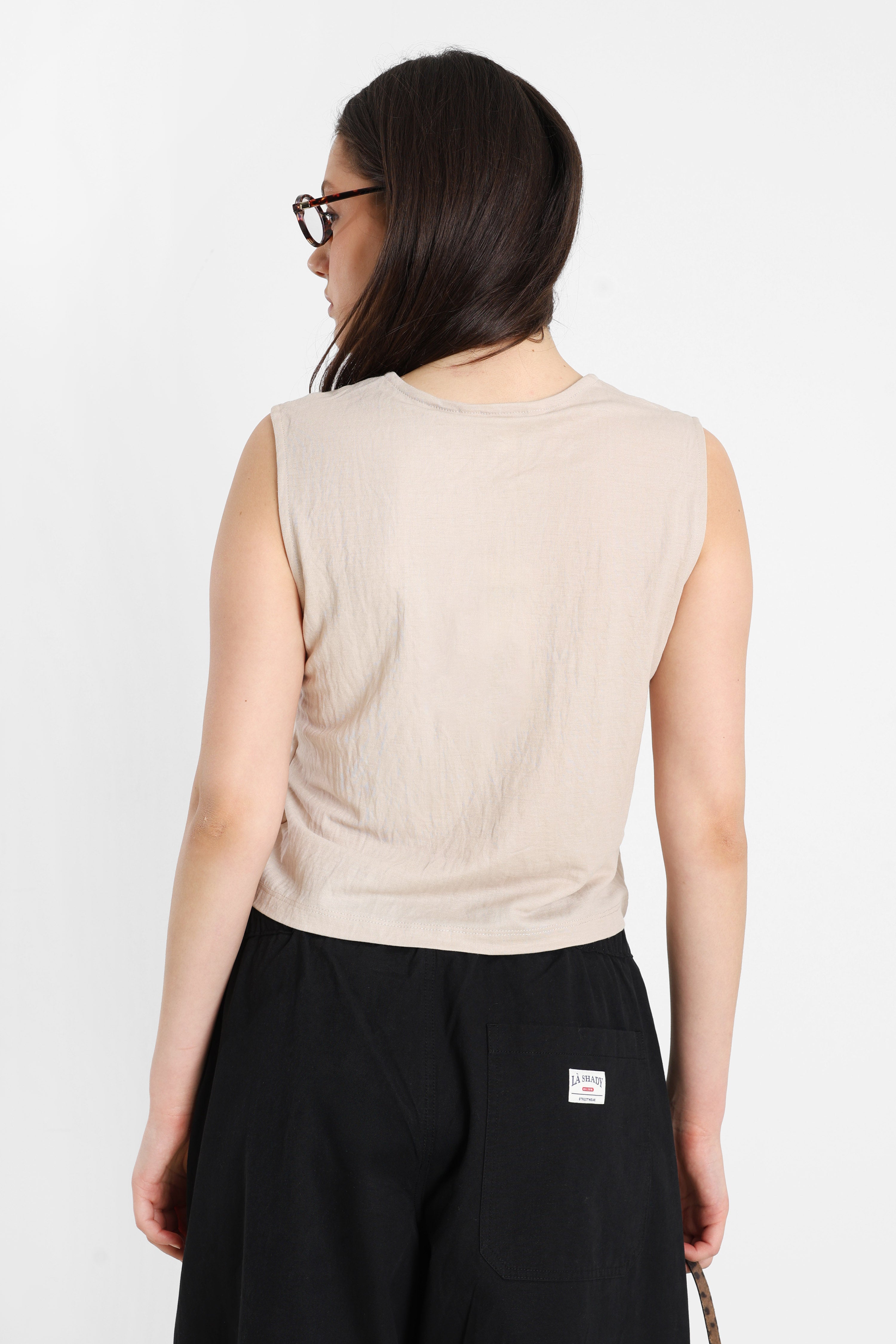 ONLSAKURA Crop Gilet - Chateau Grey