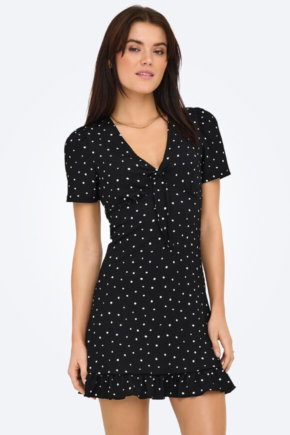ONLBILL mini robe en seersucker - Black