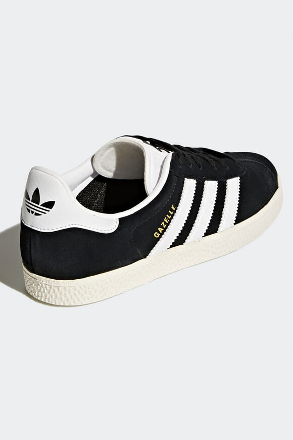Baskets Gazelle - Core Black + Footwear White + Gold Metallic