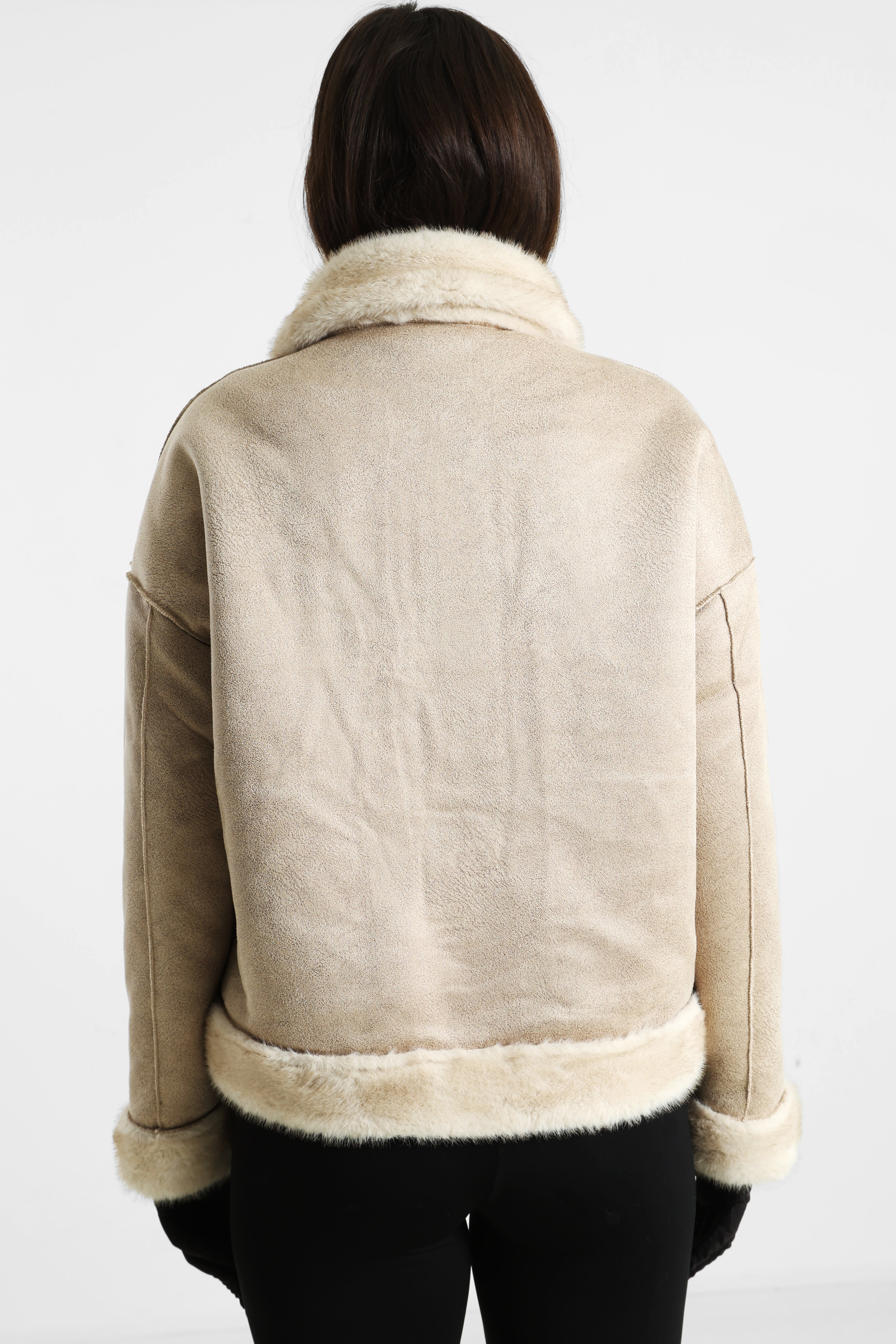 Giacca reversibile - Beige chiaro