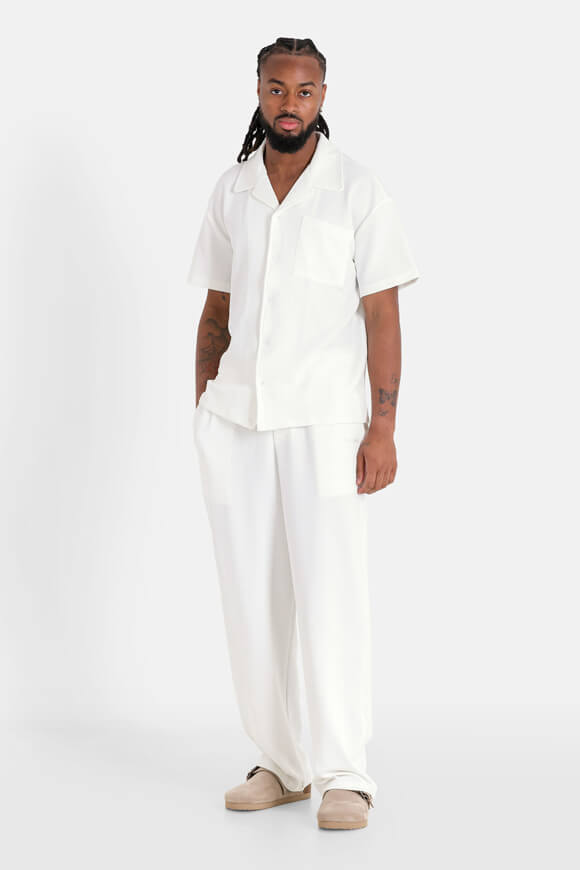 Camicia in seersucker - Bianco