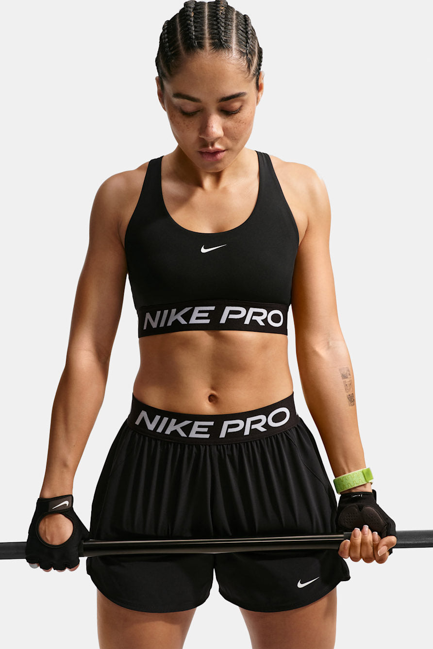 Sport-Bralette - Black + White