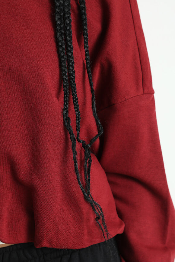 ONLFIE Balloon Sweatshirt - Cabernet