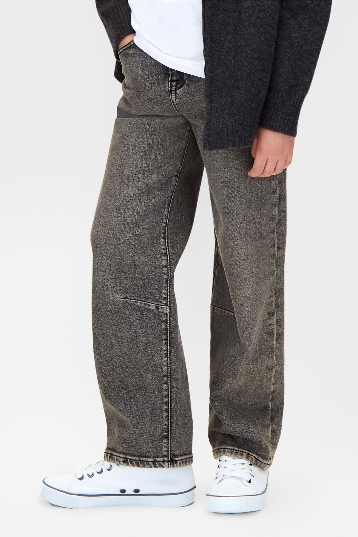 Jeans a taglio barrel fit - Onyx Black